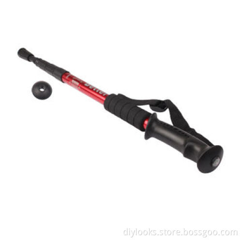 Folding Adjustable Crutch with Compass, 0.5-1.1m Height